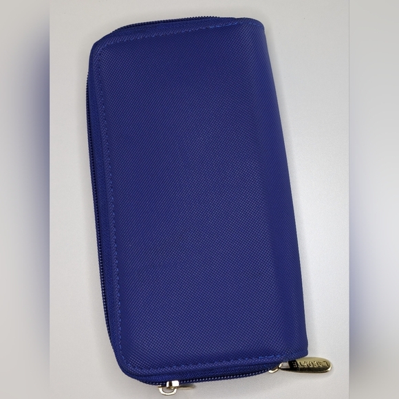 Lacoste Women's Long Navy Blue Zip Around Wallet - Picture 2 of 6
